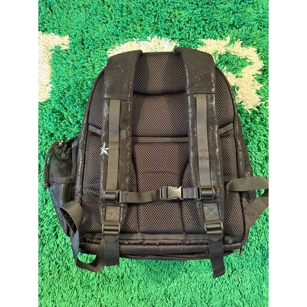 Rebel Athletic Backpack Girls OS Black Excellent Sharpen Up Rhinestone Cheer Bag